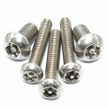 Stainless Steel Button Head Security Machine Screw